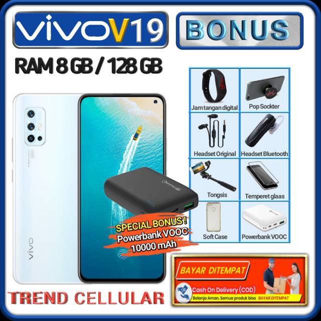 VIVO V19 8/128 RAM 8 ROM 128GB GARANSI RESMI VIVO | Shopee