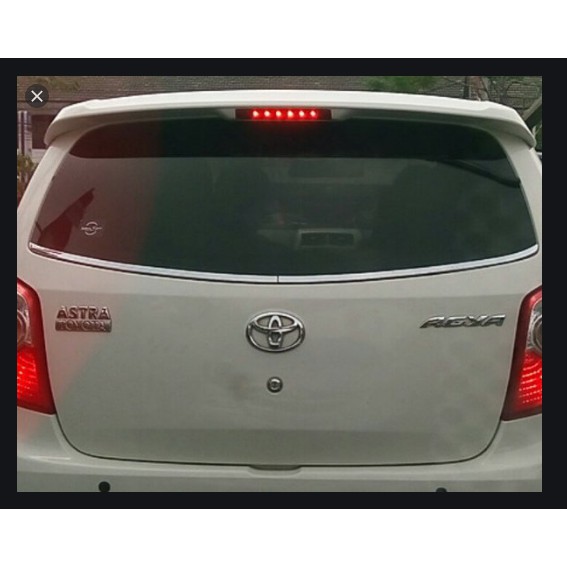 Lis Kaca Belakang Mobil Agya atau Ayla Crome