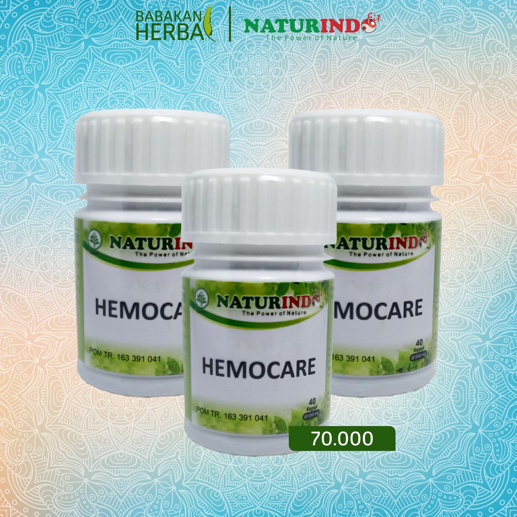 

Obat Herbal Meringankan Gejala Wasir Naturindo Hemocare Babakan Herbal