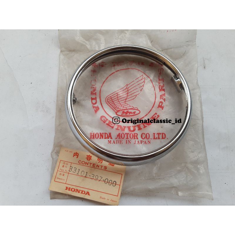 ring lampu honda cg110 original lis lampu cg110 xl