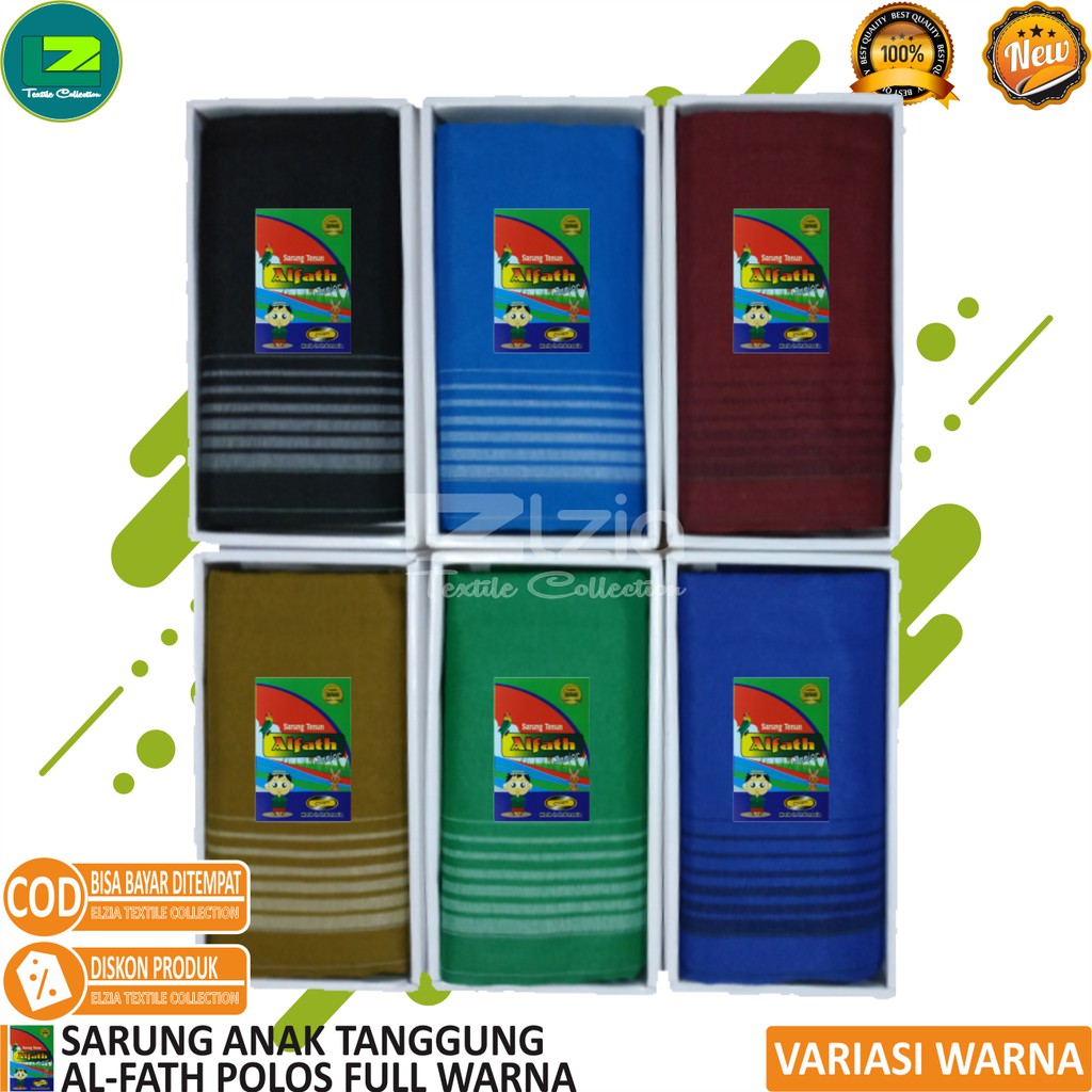 SARUNG ANAK TANGGUNG ALFATH POLOS WARNA ORIGINAL