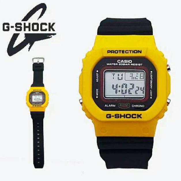 JAM TANGAN DIGITAL G-SHOCK DW 5600 KOMBINASI FREE BOX ANTI AIR DUAL COLOR