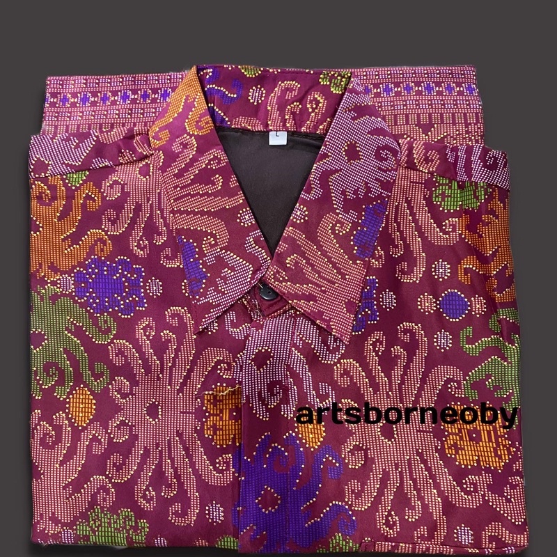 KEMEJA BATIK MOTIF KALIMANTAN