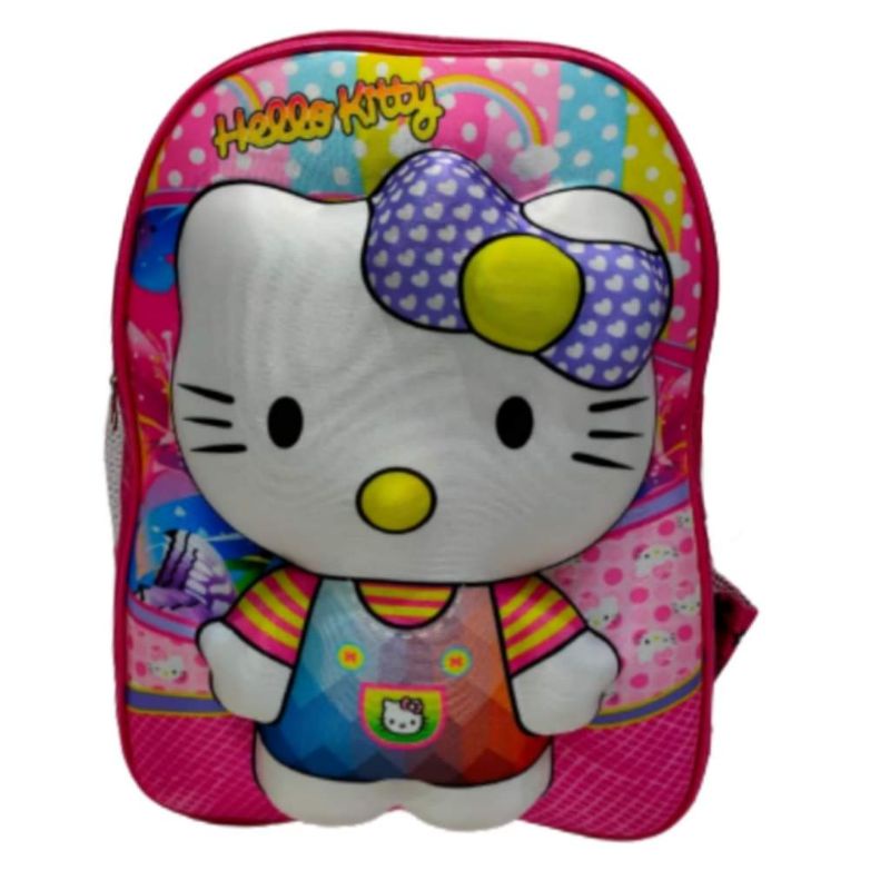 TAS RANSEL ANAK CEWE SD 3D HELLOKITTY/LOL/PONY EMBOS TIMBUL