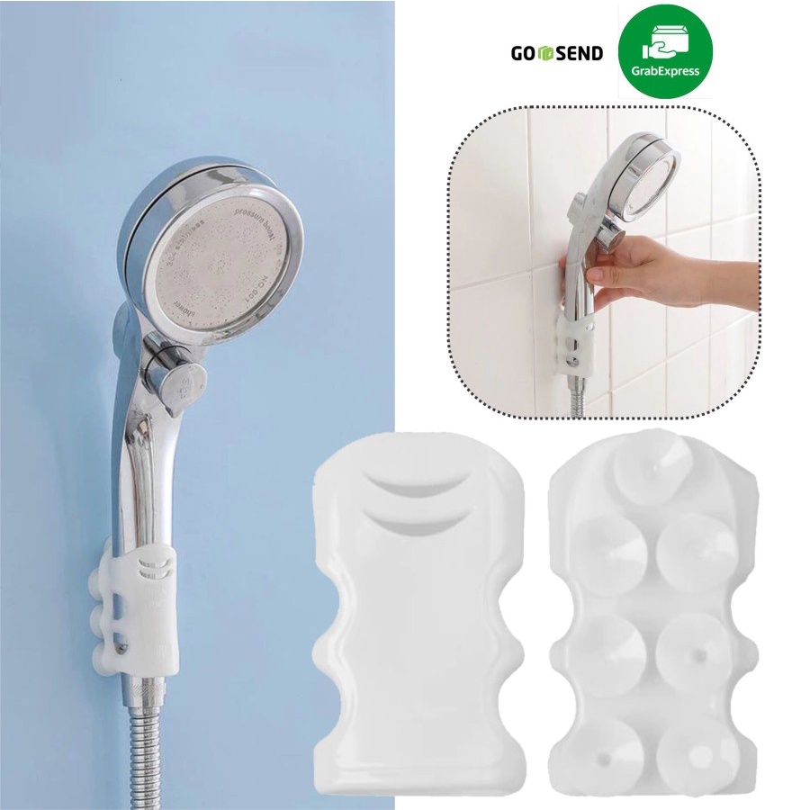 Shower Suction Cup Holder - Gantungan Kepala Shower 2PCS