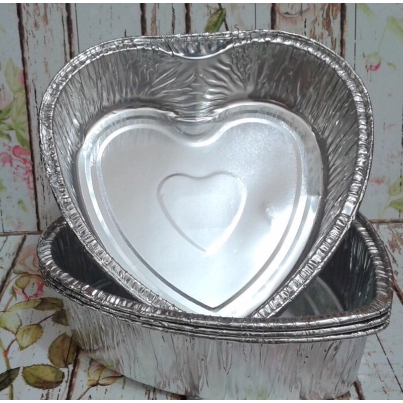 Aluminium Foil Tray HATI LOVE Ox 1233 Alumunium Cup Ox-1233 Wadah