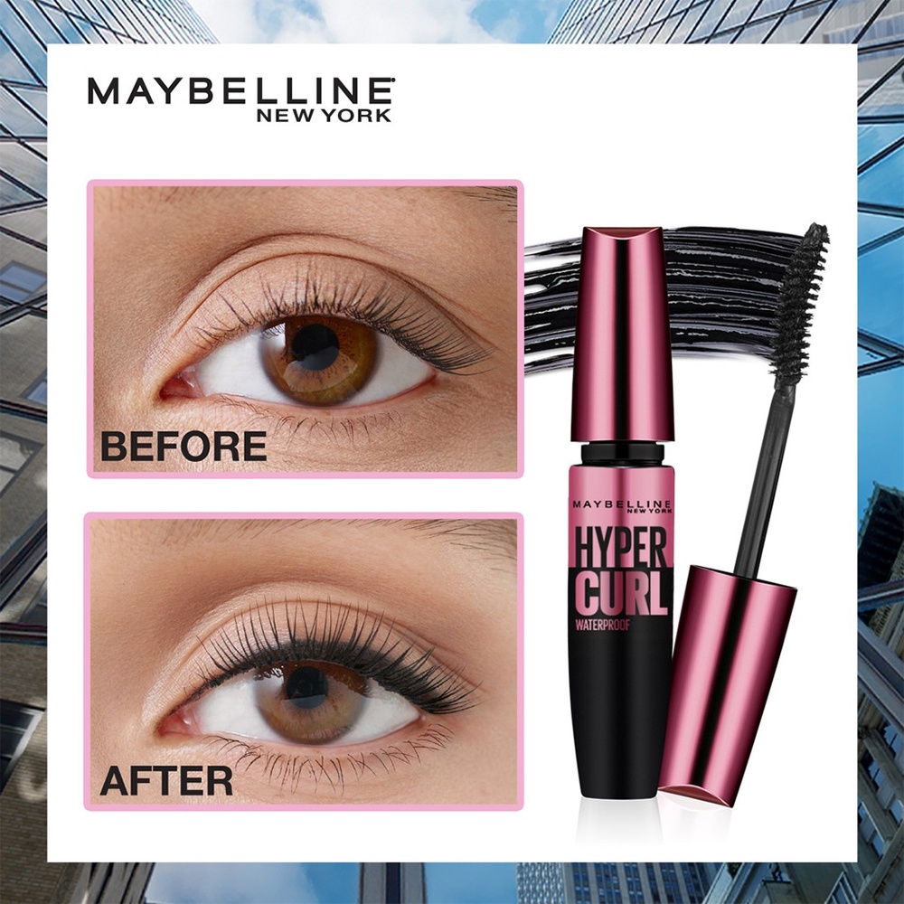 ❤ BELIA ❤ Maybelline Hypercurl Volum Express Waterproof ( Original 100% Hyper Curl mascara ) | BABY BUNNY