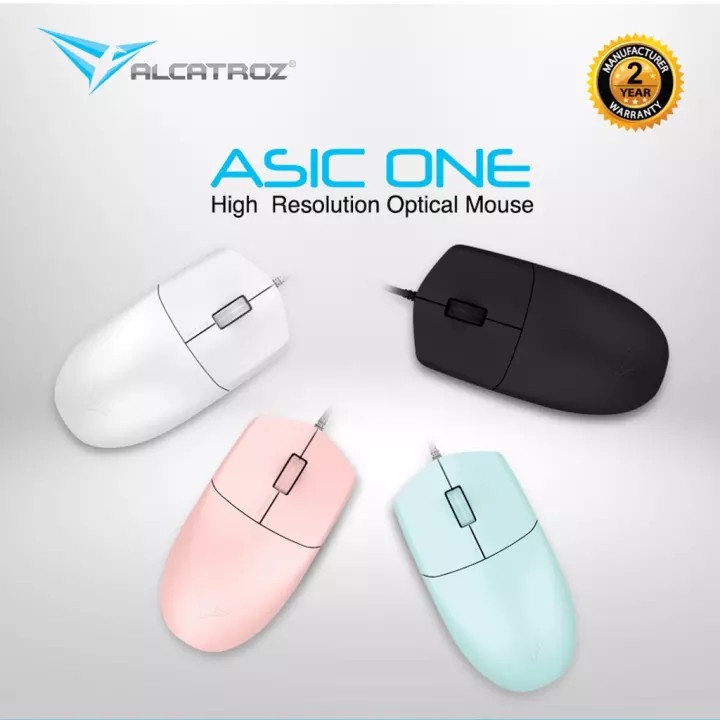 Mouse ALCATROZ ASIC ONE Wired USB 1600CPI - Alcatroz ASIC 1 Mouse