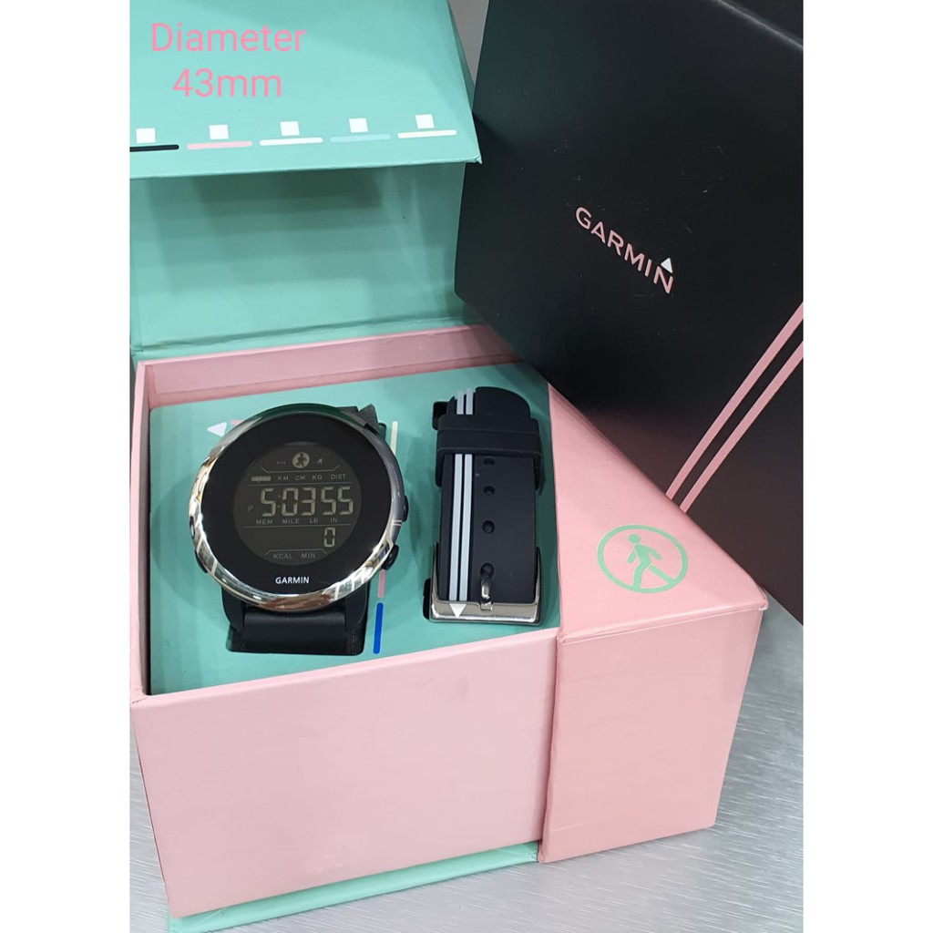 Jam Tangan Wanita Garmin Digital Tali Rubber Free Tali