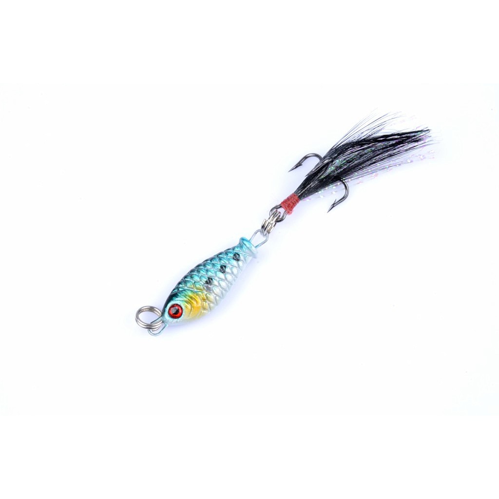 Shengyao 1Pcs Mini Lead Jig Fishing Lure 3.2cm/5g Swimbait Umpan Pancing Ikan Bass Bait Kail Memancing Peralatan