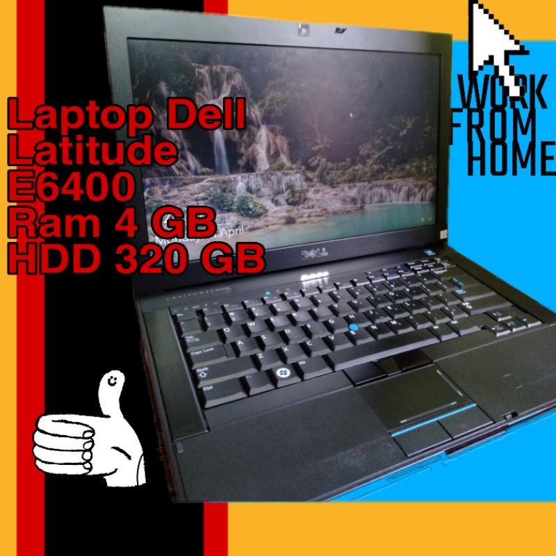 Laptop  Dell Latitude E6400Ram 4 Gb, Hdd 320 Gb, jual cepat.