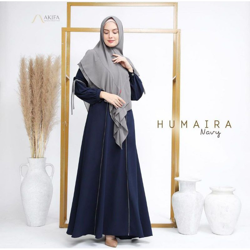 mukenakiki. set gamis syari Humaira original by Akifa