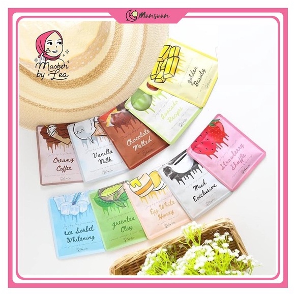 Monsoon - Masker Organik by LEA Gloria | Masker Bubuk by LEA Gloria Travel Size 10 grm BPOM