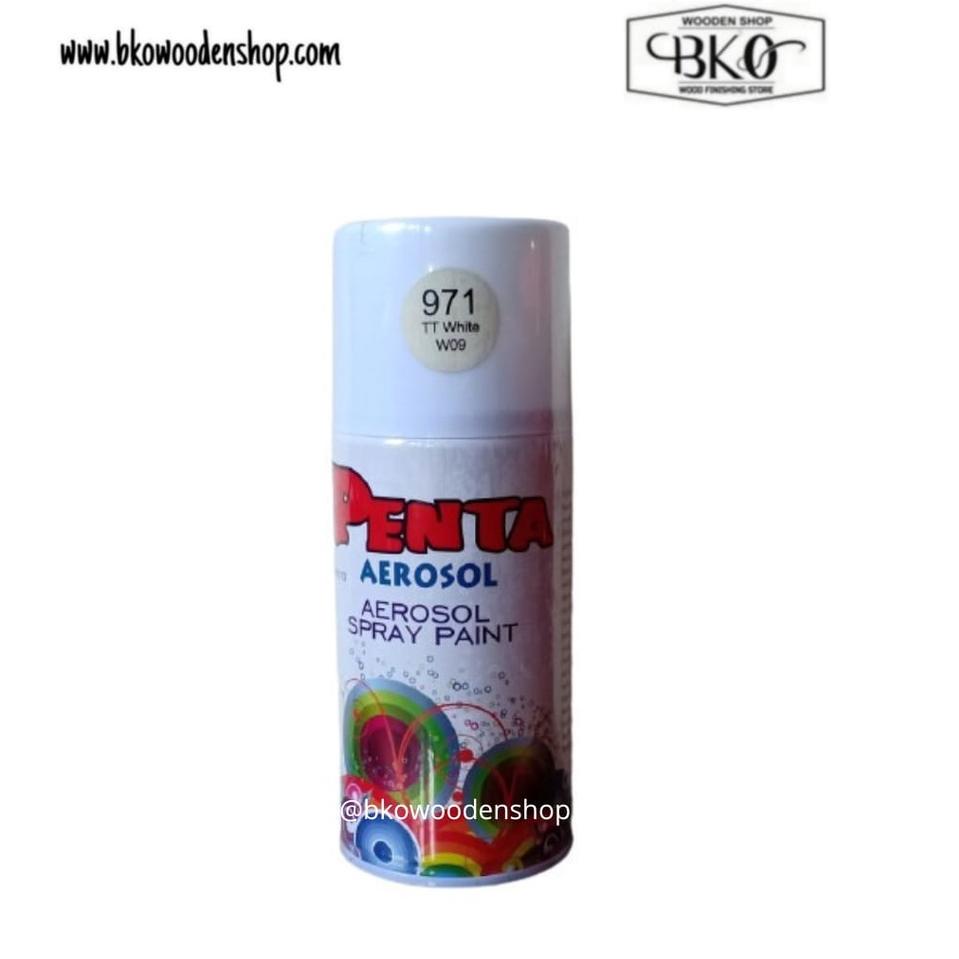 

[96] Cat semprot pylox PENTA 300 ml ( 971 ) TT White W09 (putih) Agya Ayla Promo Spesial