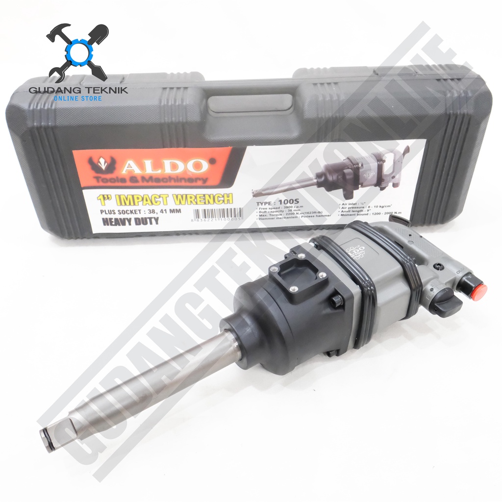 Air Impact Wrench 1&quot; ALDO IPW-505 / Mesin Pembuka Baut ALDO 1 Inch - Pembuka Baut Angin ALDO 1Inch