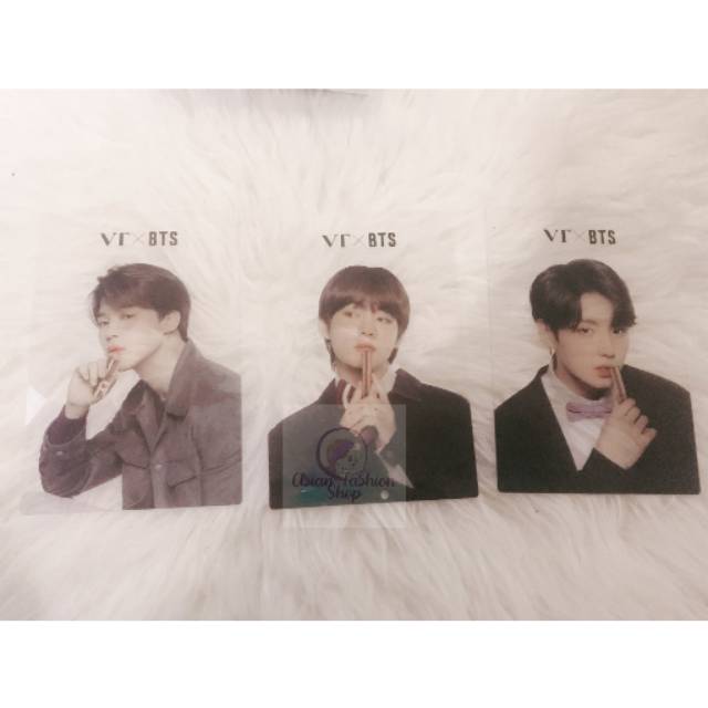 VT x BTS Transparant Photocard Gift