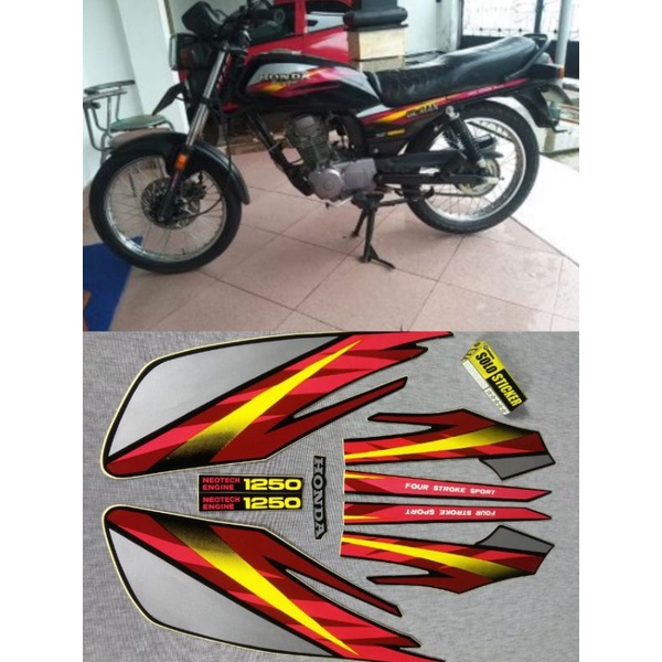 STIKER STRIPING GL MAX 1997 MERAH