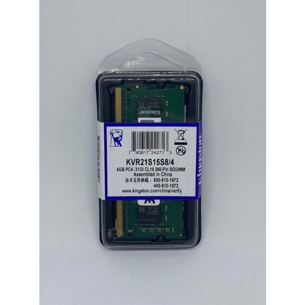 RAM LAPTOP KINGSTON DDR4 4GB 2133 MHz 17000  NB DDR4 4GB