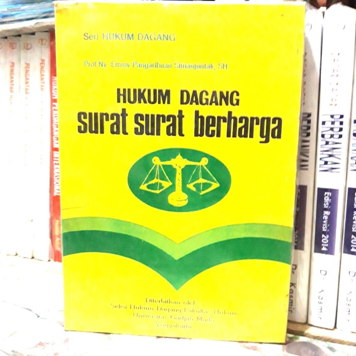 

Surat surat berharga emmy Pangaribuan