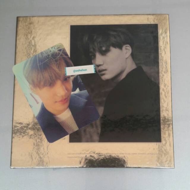 EXO ALBUM EXODUS KOREAN VERSION JONGIN/KAI COVER ASLI KORLIC NO DAMAGE