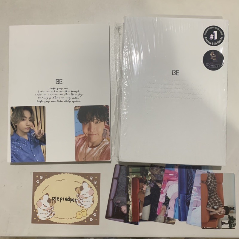 bts be essential album fullset pc photocard jungkook jk hoseok jhope soundwave sw lucky draw ld