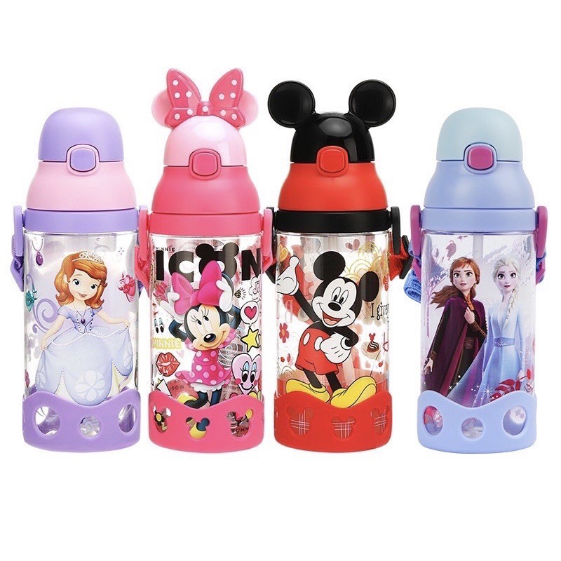 Botol Minum Sedot anak Tritan / Botol Minum Anak mickey minnie car sophia