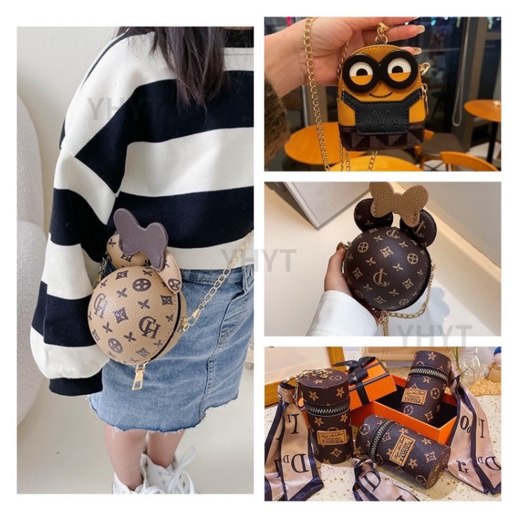 【COD】12/20CM Tas Wanita Tas Selempang Mini Minion Bag Wanita Terbaru Ransel Tas Wanita