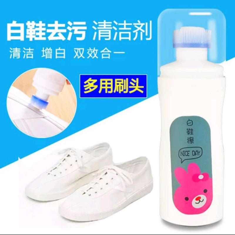 Cairan Pembersih Sepatu Putih Sepatu Kulit Shoes Cleaner Semir Sepatu Putih