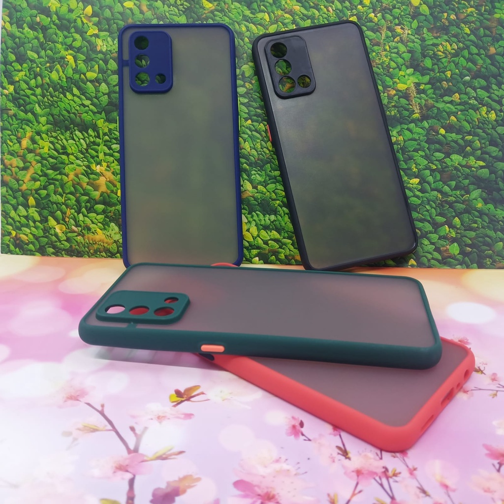 Casing Oppo A74 4G Dove Matte Transparan Slim Fuze Macaron My Choice Case - Acc Plus