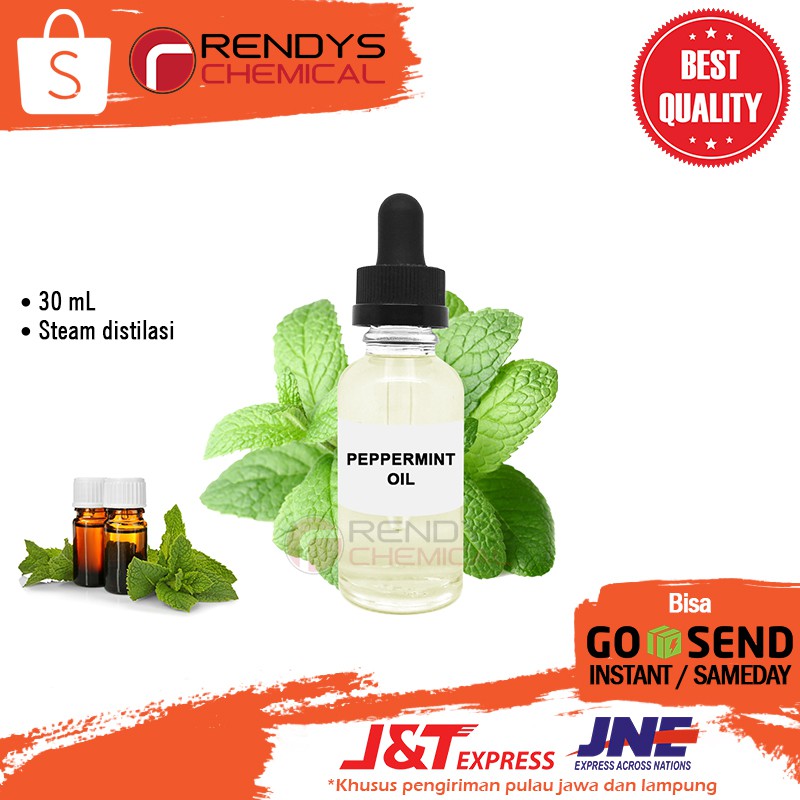 100% Pure Peppermint Oil / Minyak Peppermint Murni Mint 30mL