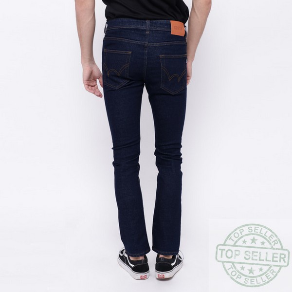 (Celana Murah) Edwin Celana Jeans Slim Fit Pria Panjang  Dark blue LA 05 - Biru, 28 |DXT