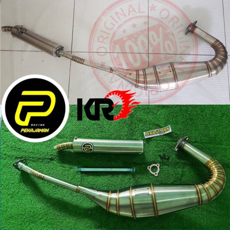 Knalpot Pekajaman Stainless Ninja R RR S dan SS Original