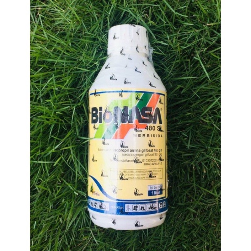 BIONASA BIO NASA 480SL 1Liter 1000ml HERBISIDA GLIPOSAT GLIFOSAT SAMA ROUNDUP TUNTAS SAMPAI AKAR