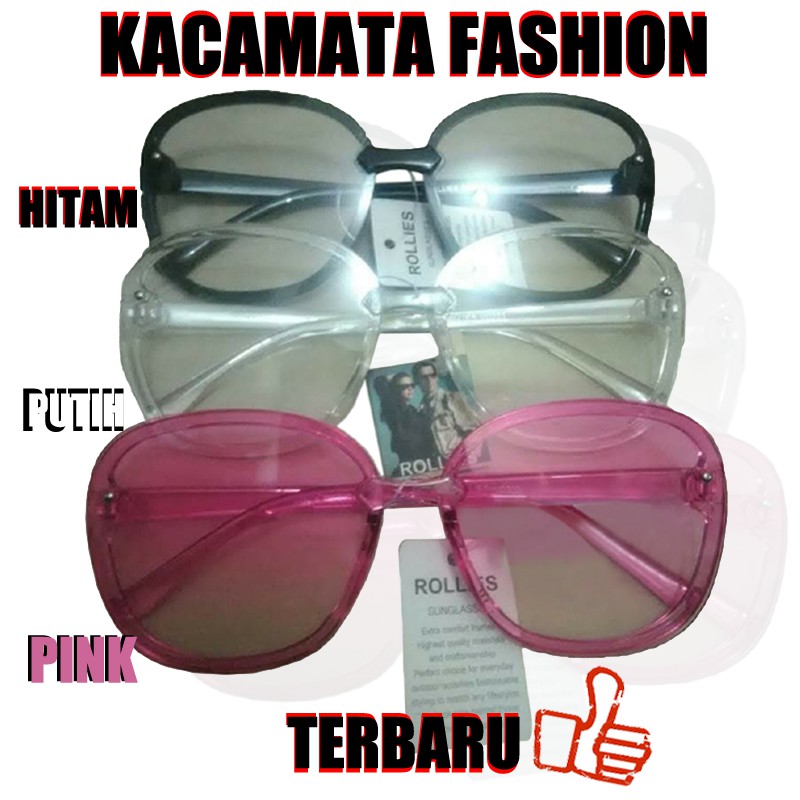 Kacamata Fashion Kacamata Gaya Pria dan Wanita Kacamata Transparan Glasses Unisex