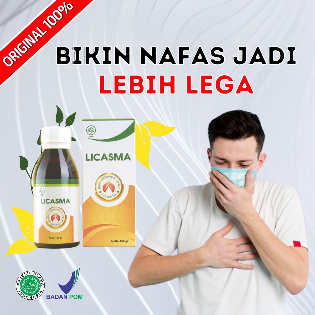 LICASMA MENGATASI ASMA DAN SESAK NAFAS - MADU LICASMA HERBAL ALAMI, MADU BATUK LICASMA OBAT ASMA HERBAL OBAT BATUK BERDAHAK OBAT SESAK NAFAS OBAT RADANG TENGGOROKAN-Licasma 2 btl