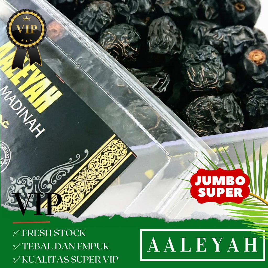 KURMA AJWA VIP 1 KG AALEYAH JUMBO SUPER PREMIUM GRADE A++
