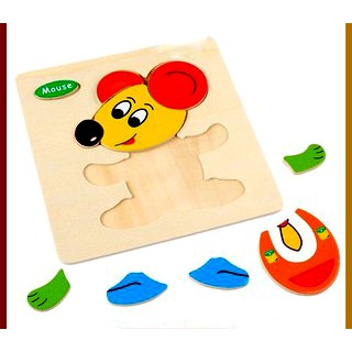 HIPPO LAND Mainan Puzzle Kayu Anak 3D Mainan Edukasi Puzzel Kayu Jigsaw Edukatif Lucu Murah Wooden Toys 12