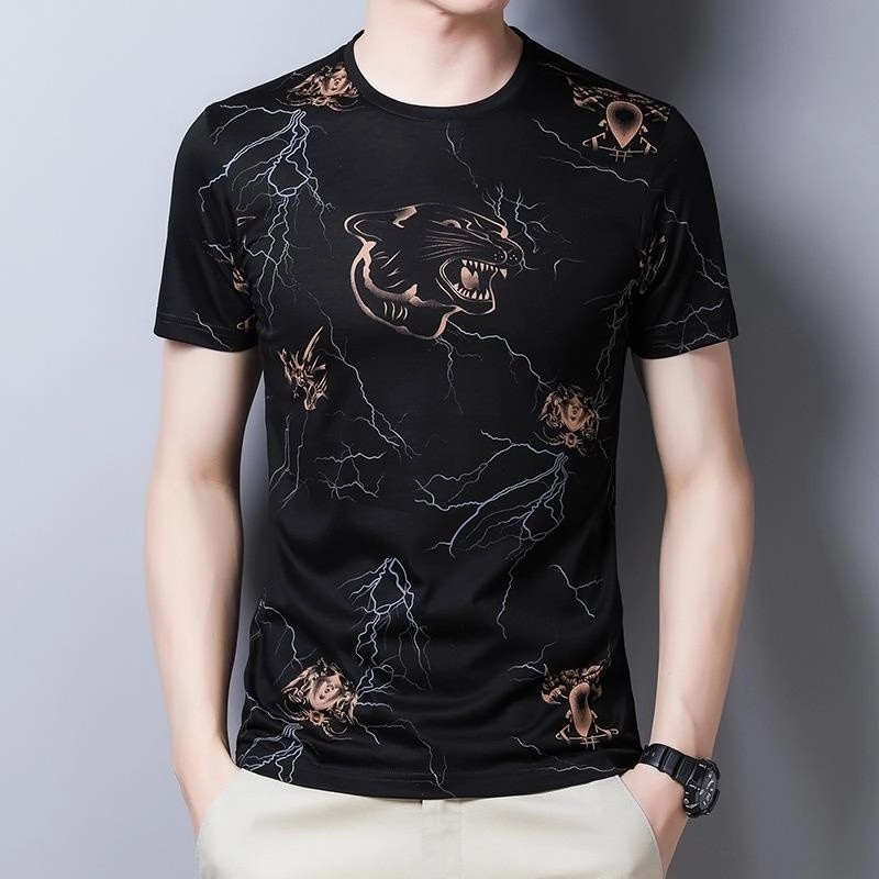 baju kaos pria - kaos macan pria-LENGANPEDNEK-KOREA