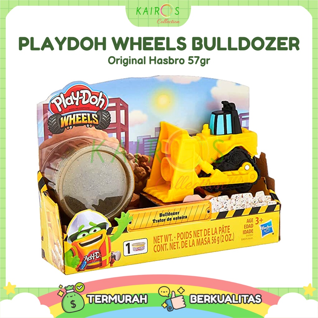 Playdoh Wheels Bulldozer Original Hasbro