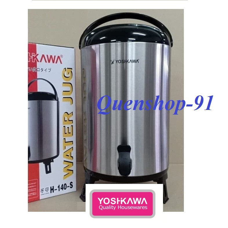 YOSHIKAWA WATER TANK THERMOS AIR JUMBO STAINLESS STEEL 13.8 L H-140S