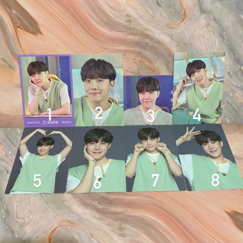 BTS Sowoozoo MPC Mini Photocard PC Official JHope J Hope Hobi Message Special SPC