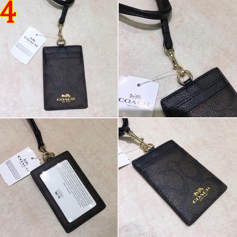 

[PRODUK DM09M] card holder / Coach F65573 original/ Kartu kerja /tag / lanyard/ name tag holder/ID Card holder 9RS