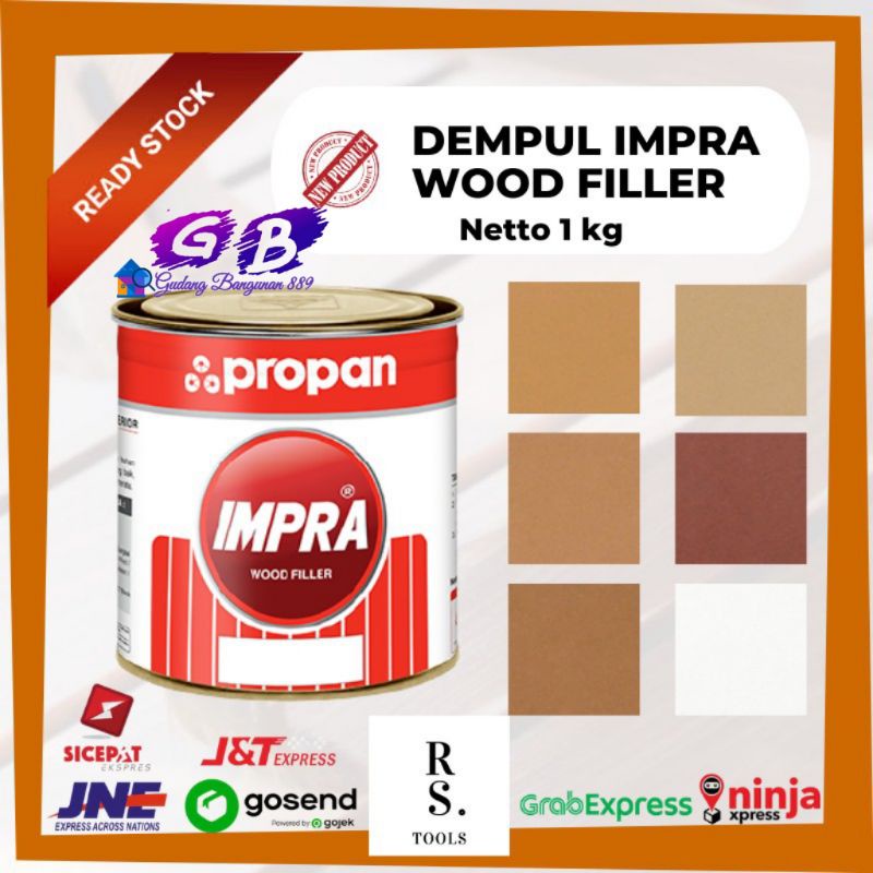 PROPAN IMPRA WOOD FILLER (DEMPUL KAYU) JATI - KAMPER