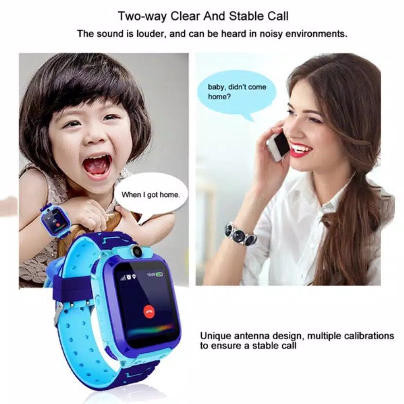 ✅[COD] Smartwatch Anak Cerdas Menonton Waterproof Jam Pintar Layar Sentuh SOS Anak A03