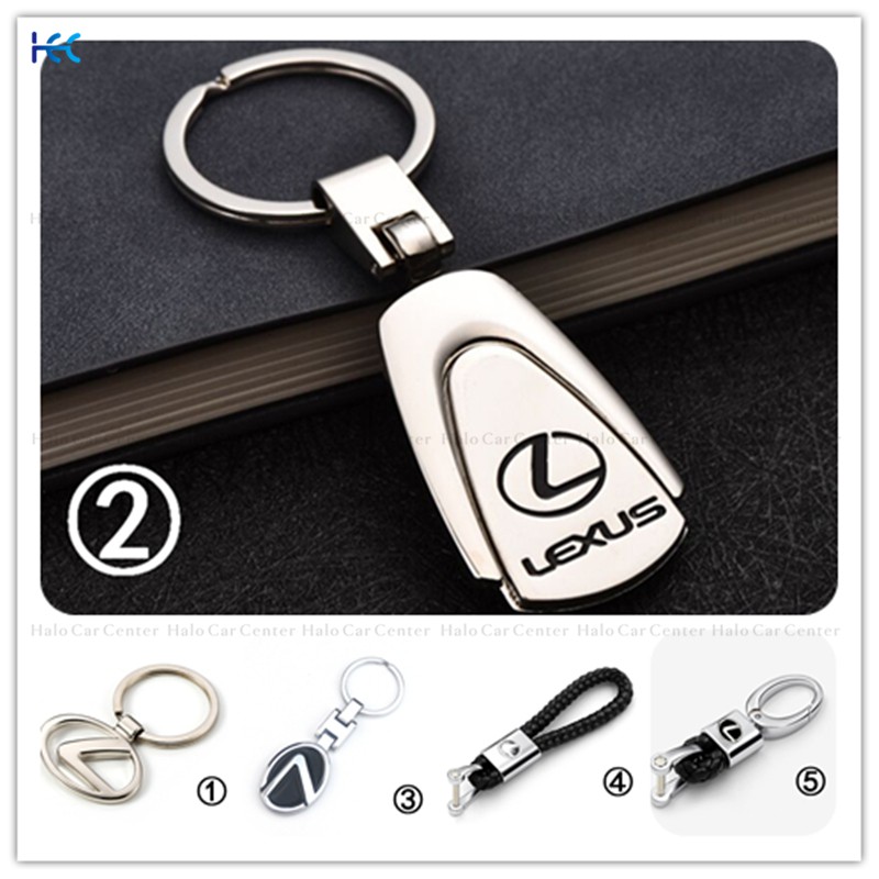 【Ready Stock】Alloy Metal Logo Motorcycle Keychain Car keychain SET for LEXUS