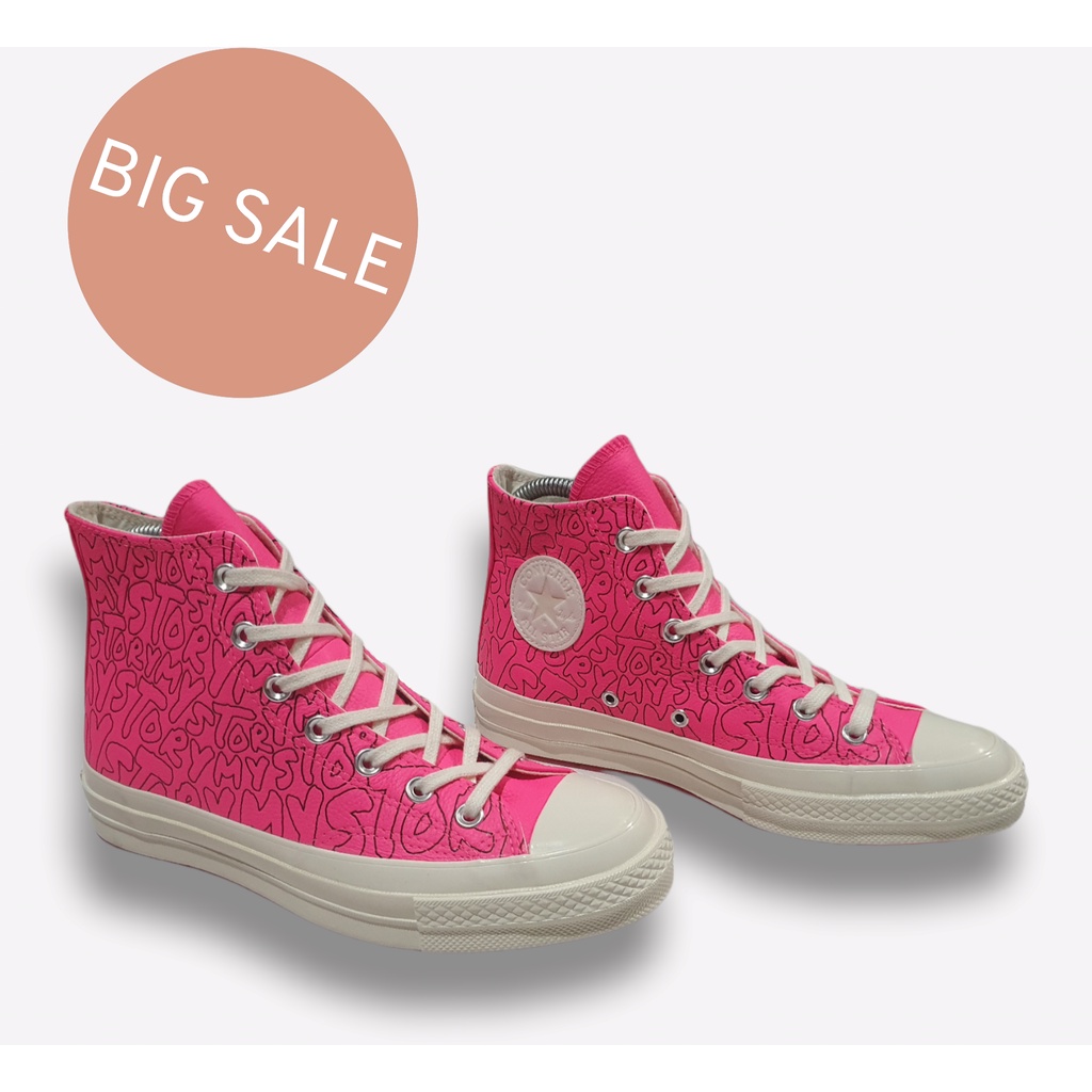Converse Chuck Taylor 70s My Story Hyper Pink Hi 170353C Womens