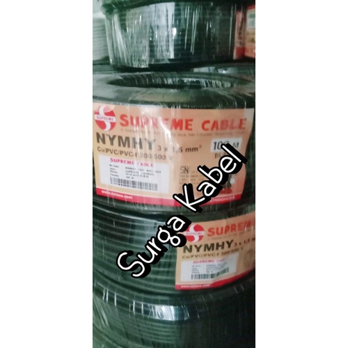 NYYHY 3x1.5 mm SUPREME | KABEL NYYHY 3x1,5 mm | NYMHY BLACK 3x1.5 mm
