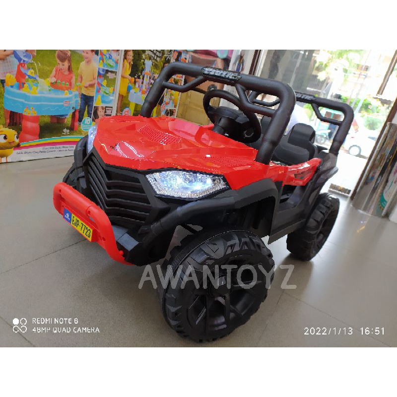 Mobil Aki Anak Jeep Exotic Red