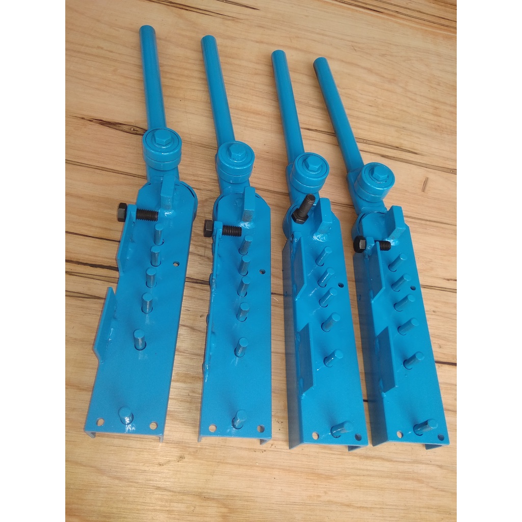alat penekuk besi behel untuk ukuran besi 4 mm, 6 mm, 8 mm.