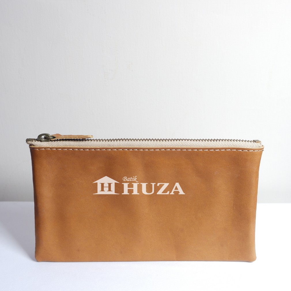 Batik Huza Pouch Full Kulit
